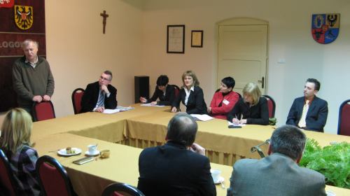 spotkanie w Starostwie Powiatowym w Głogowie
