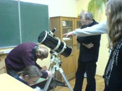 składanie teleskopu