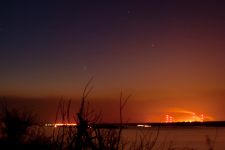 Kometa Panstarrs nad hut� 20 marca 2013